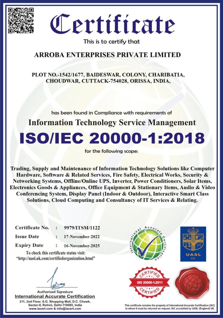 ISO/IEC 20000-1:2018
